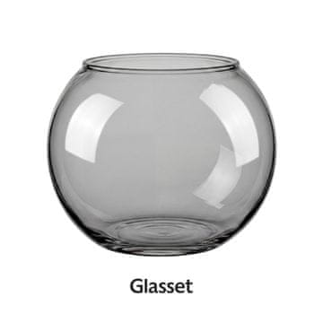 Steklena vaza Glasset Olivia Misty Gray
