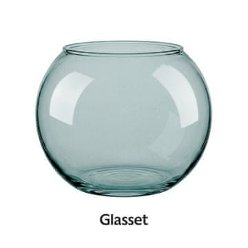 Steklena vaza Glasset Olivia Mossy zelene barve