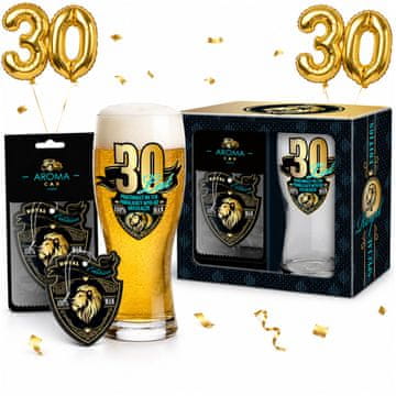 BG Darilni set za 30. rojstni dan - kozarec in dišava - Royal Edition 500 ml