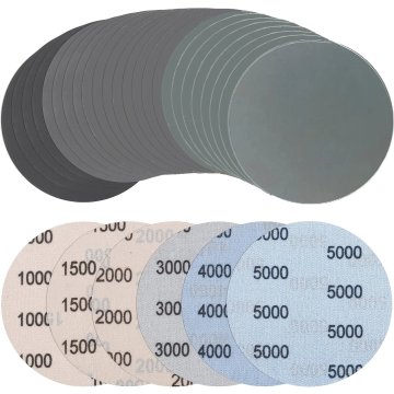 KJB Brusni diski za mokro in suho brušenje, 125 mm, P1000–P5000, 24 kosov