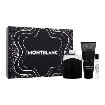 Mont Blanc Legend SET2 darilni set toaletna voda 100 ml + gel za prhanje 100 ml + toaletna voda 7,5 ml za moške