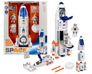 slomart ARTYK Vesoljski set z raketami in astronauti