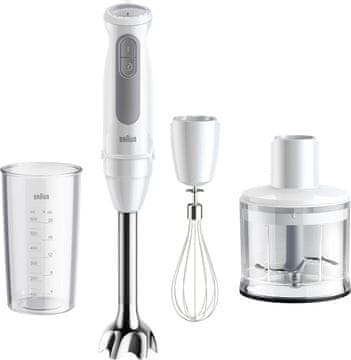 BRAUN Braun MultiQuick 5 palični mešalnik, 1000W, 500ml sekljalnik, bel