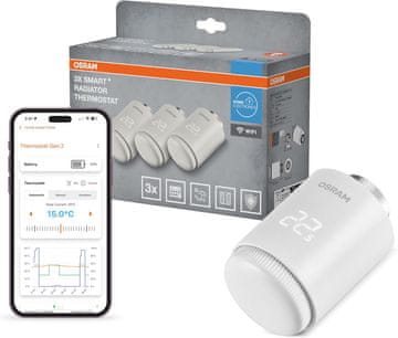 Smart SMART+ WiFi pametni radiatorski termostat Gen2, trojni paket