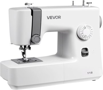 VEVOR VEVOR računalni šivalni stroj, 200 šivov, LED zaslon, kovinski okvir