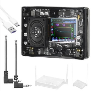 KJB Theremin z USB-C napajanjem, zvočnikom in dvema antenama