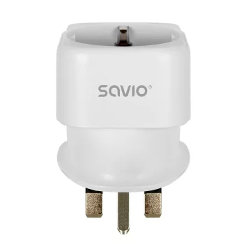 SAVIO Potovalni adapter EU v UK vtičnico
