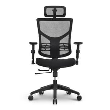 Ergovision Ergonomski pisarniški stol ESSENT | Barva: Črna