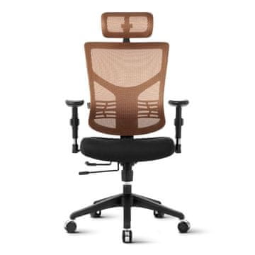 Ergovision Ergonomski pisarniški stol ESSENT | Barva: Oranžna