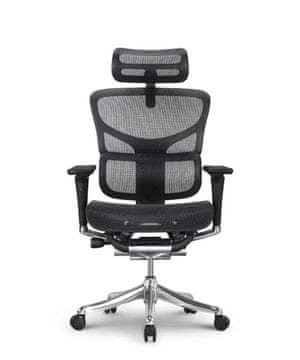 Ergovision Ergonomski pisarniški stol Smart Plus PRO | Barva: Črna