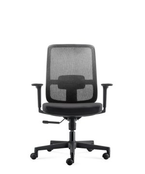 Ergovision Ergonomski pisarniški stol Ergo Basic W | Barva: Črna