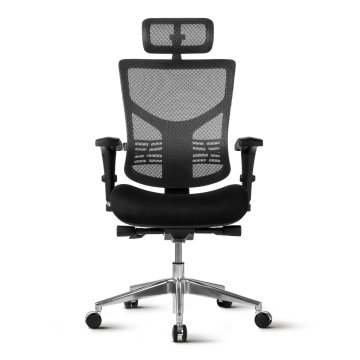 Ergovision Ergonomski pisarniški stol ESSENT PLUS | Barva: Črna
