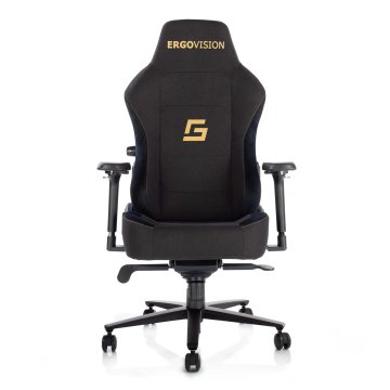 Ergovision Gamerski stol THRONE | Barva: Črna