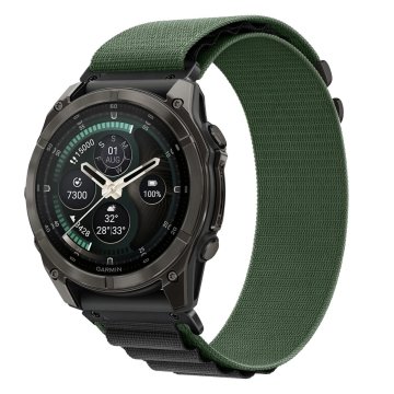 Tech-protect Nylon Pro pašček Garmin QuickFit 26mm, green / black
