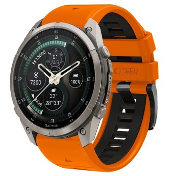 Tech-protect IconBand pašček Garmin QuickFit 22mm, orange / black
