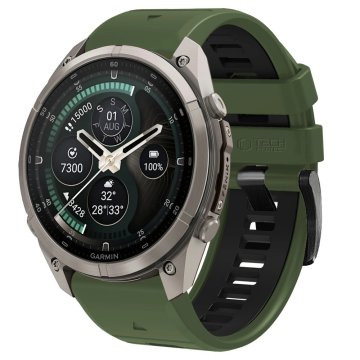 Tech-protect IconBand pašček Garmin QuickFit 22mm, green / black