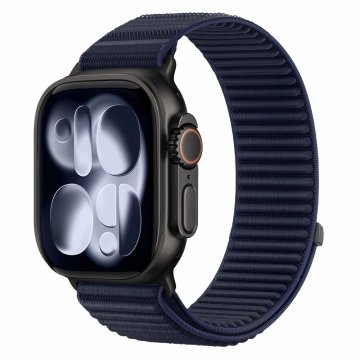 Tech-protect Nylon Loop pašček za Apple Watch 44/45/46/49mm, navy blue