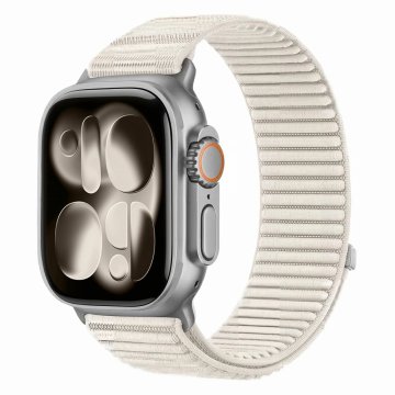 Tech-protect Nylon Loop pašček za Apple Watch 44/45/46/49mm, starlight