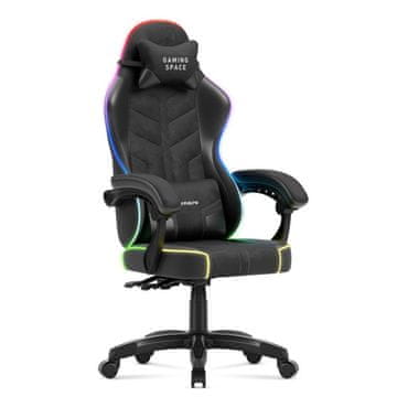 Huzaro Igralni stol Force 2.7 RGB črn velur