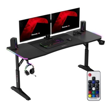 Huzaro Igralna miza Hero 4.6 RGB črna 160 cm