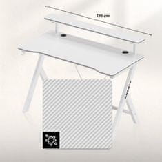 Huzaro Igralna miza Hero 1.9 120 cm | Barva: Bela
