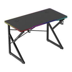 Huzaro Igralna miza Hero 1.7 RGB Black 120 cm