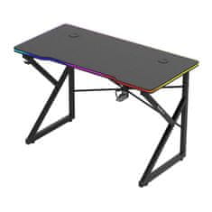 Huzaro Igralna miza Hero 1.7 RGB Black 120 cm