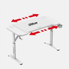 Huzaro Igralna miza Hero 2.6 120 cm | Barva: Bela
