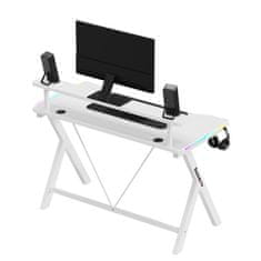 Huzaro Igralna miza Hero 1.9 RGB 120 cm | Barva: Bela