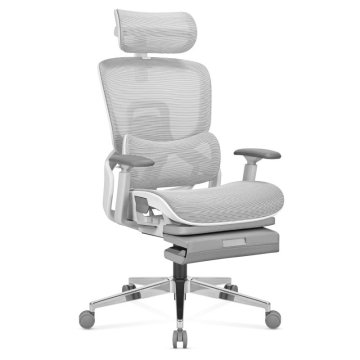 Mark Adler Ergonomski pisarniški stol Expert 9.3 z oporo za noge | Barva: Siva