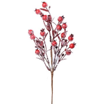 Rayher.	 Veja z rdečimi bunkicami, zasnežena, 35cm