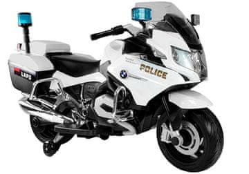 slomart Otroški motor na akumulator BMW R1200 Policija, LED luči in zvoki