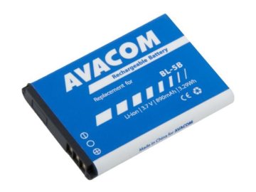 Avacom Baterija za Nokia 3220, 6070 (nadomestna BL-5B) Li-Ion 3,7V 890mAh (nadomestna BL-5B) - neoriginalna
