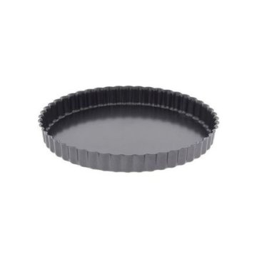 de Buyer Model za torto 4705.24, round, grooved, solid bottom, iron material, non-stick, diameter 24 cm