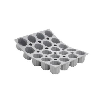 de Buyer Pekač 1856.21D, 20 mini canelés molds, silicone, temperature -70 to 300 °C