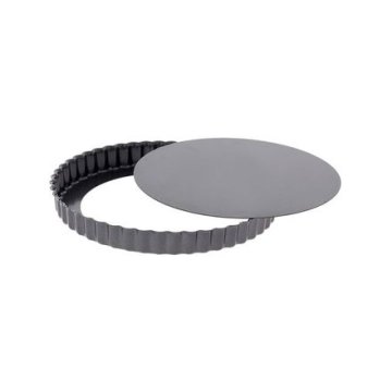 de Buyer Model za torto 4706.32, round, serrated, removable bottom, iron material, diameter 32 cm