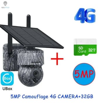 KJB Solarna zunanja PTZ kamera 4G, 5 MP, 32 GB