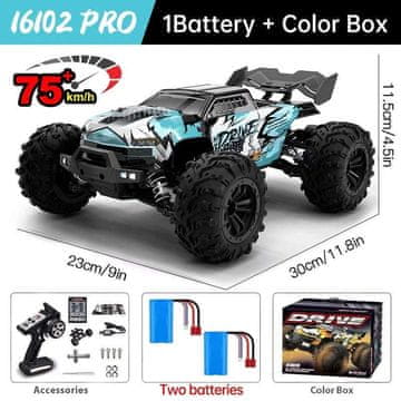 KJB RC avtomobil WLtoys 16101 Pro 1:16, 4WD, visoke hitrosti