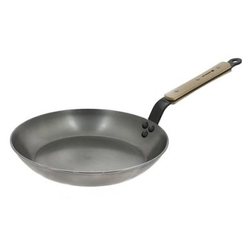 de Buyer Jeklena ponev 5710.28, Mineral B BOIS, steel, wooden handle, 28 cm