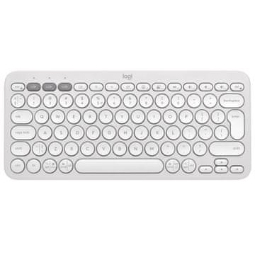 Logitech PEBBLE KEYS 2 K380s Bluetooth bela tipkovnica