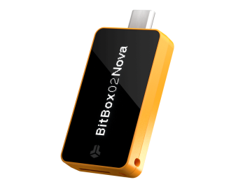 BitBox 02 NOVA Bitcoin-only, denarnica za Bitcoin, oranžna
