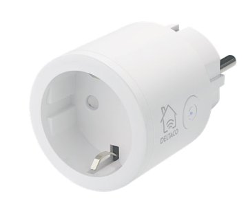 DELTACO Priză inteligentă WiFi Deltaco Smart Home 2,4 GHz, 10 A, 220-240 V