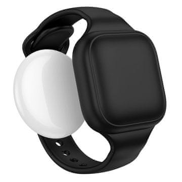 Hoco E91E otroška lokacijska zapestnica Apple FindMy, črna