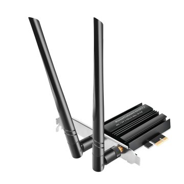 LifeSmart WiFi 6E 5400 Mb/s PCIe z Bluetooth 5.3, tribasovni (6 GHz / 5 GHz / 2,4 GHz), podpira Windows 11/10 (64-bitni)