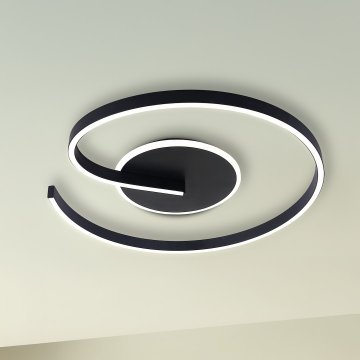 Milagro Stropna svetilka Milagro LORENZO BLACK 22 W LED
