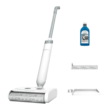 Rowenta X-Wash brezžični čistilec tal z vrtljivim valjem, 180°, do 100 m², beli (GZ1032E0)