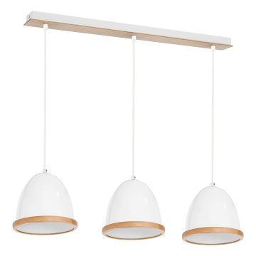 Milagro Viseča svetilka Milagro Studio White, 3 x E27