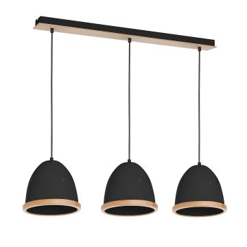Milagro Viseča svetilka Milagro STUDIO BLACK, 3 × E27