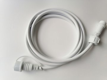 Ekolight Beli podaljšek za svetlobne verige Eko-Light, 2 m
