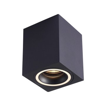 Milagro Nadometna stropna svetilka Milagro BIMA Ring Square, črna, 1×GU10